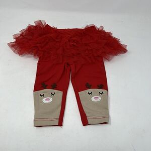 Koala Baby Kids Christmas Reindeer Leggings Tutu Girl Sz 0-3M NWT